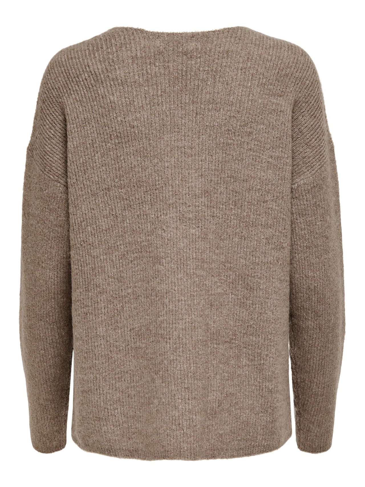 V-neck Dropped Shoulder Sweater