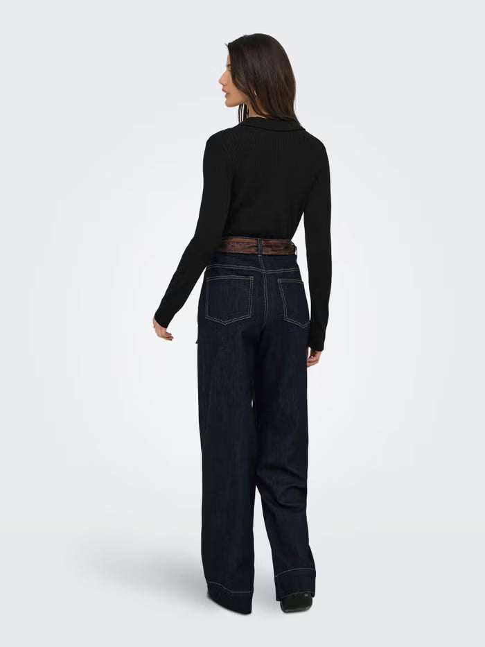 Knit Polo Top