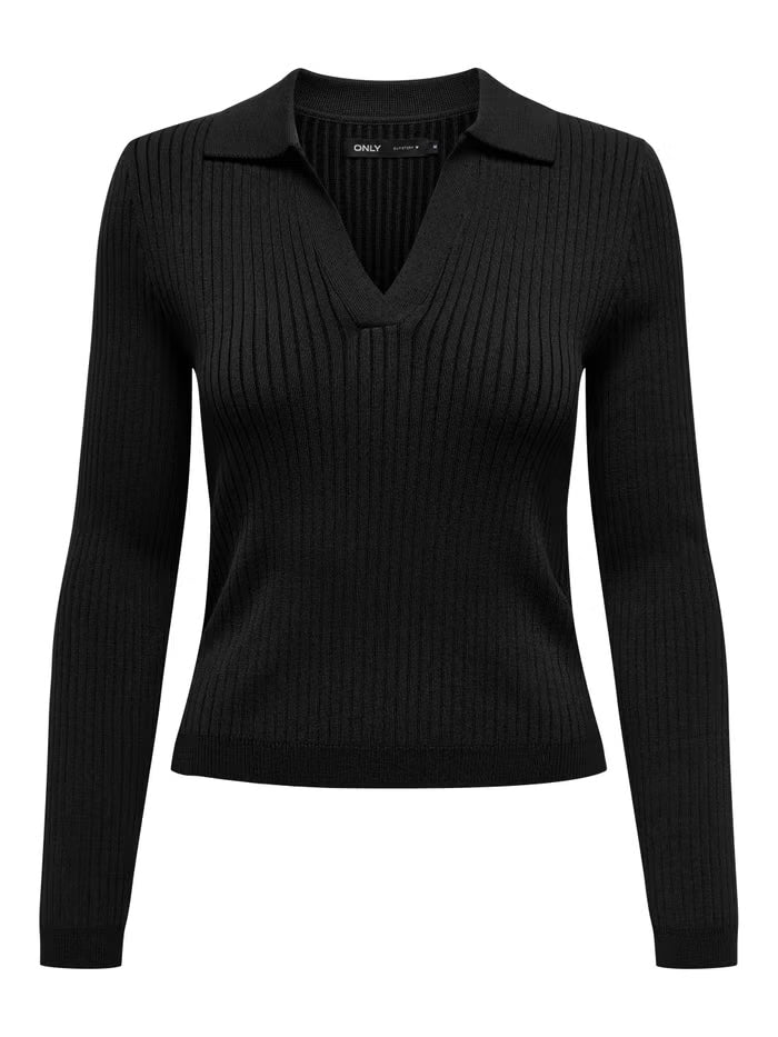 Knit Polo Top