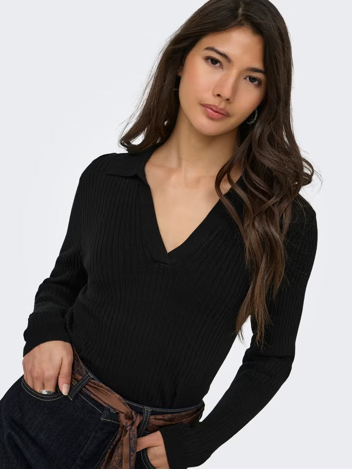 Knit Polo Top