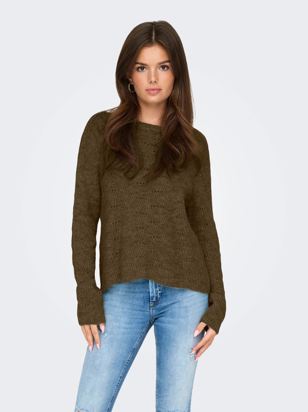 Pointelle Sweater