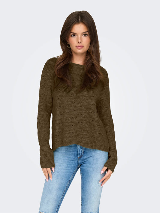Pointelle Sweater