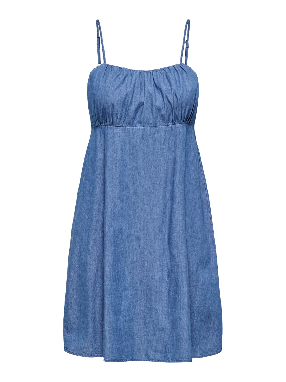 Cotton Denim Mini Dress