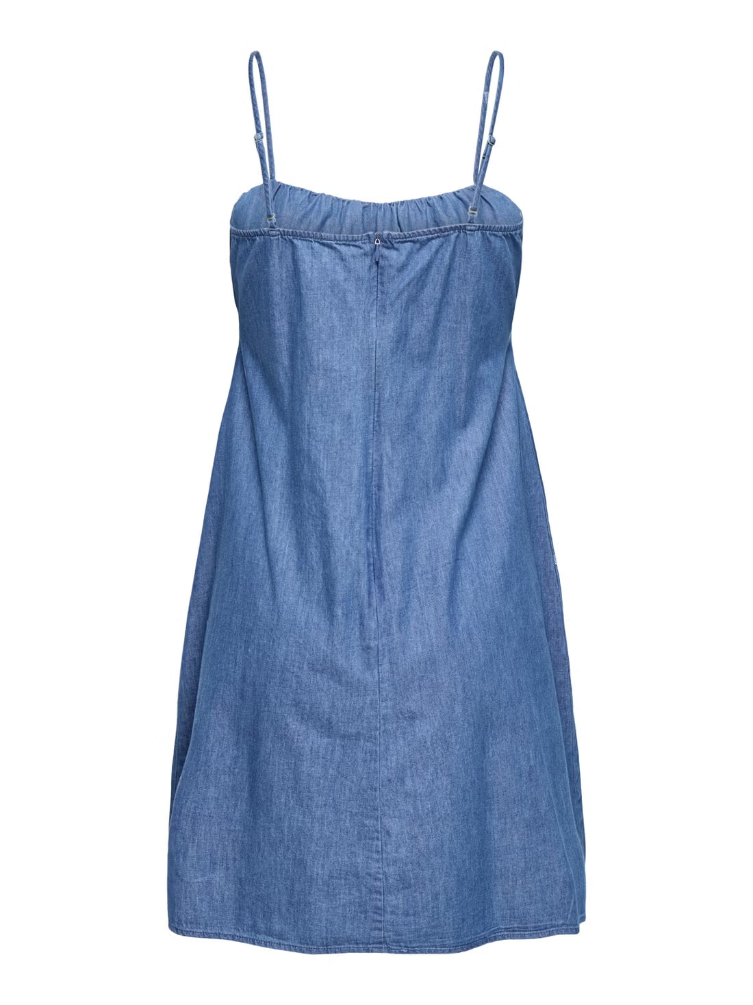 Cotton Denim Mini Dress
