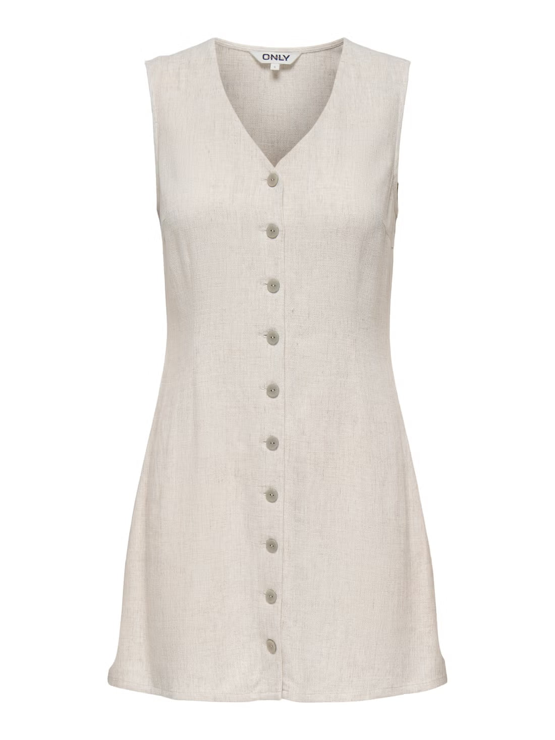 Linen Button Up Dress