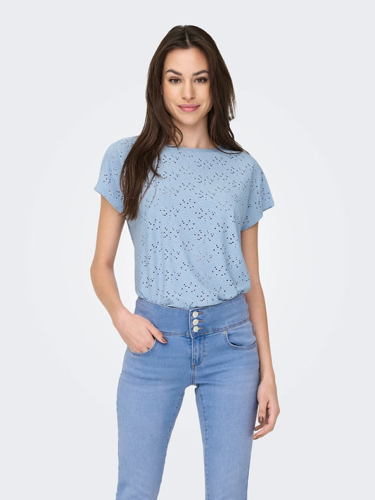 Eyelet Tee