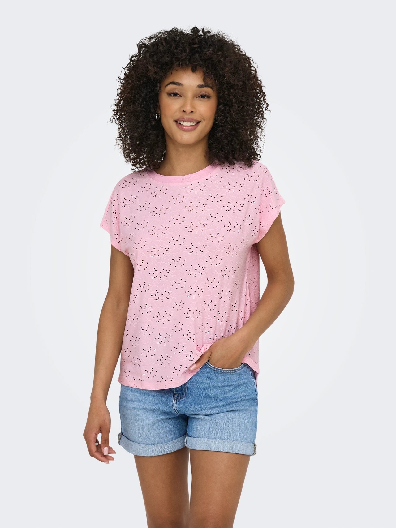 Eyelet Tee