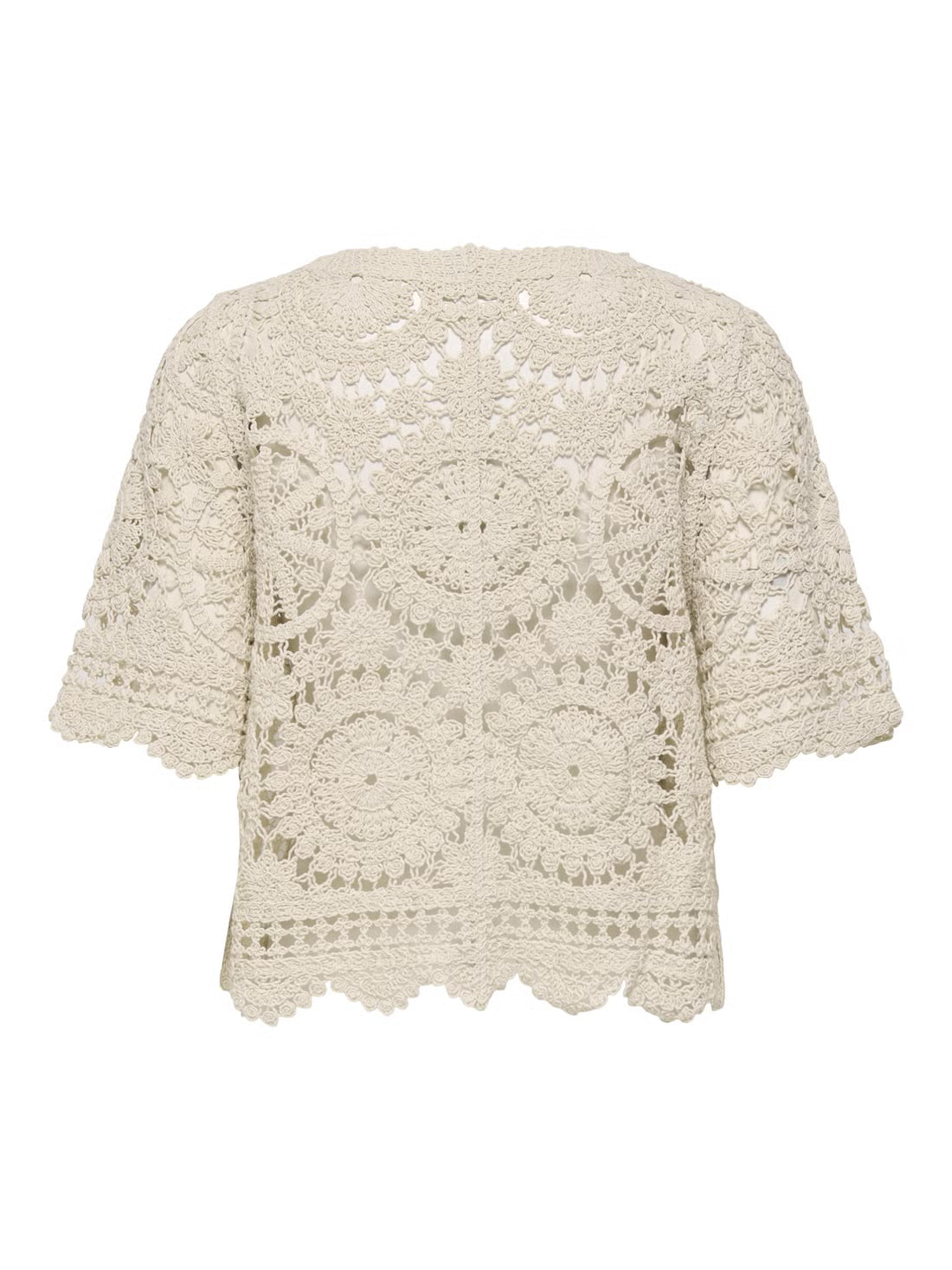 Cotton Crochet Pullover