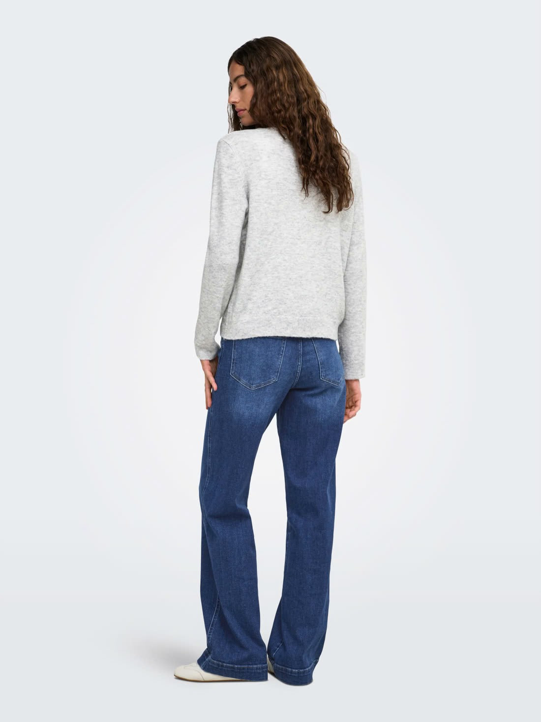 Knit Sweater with Winter Character