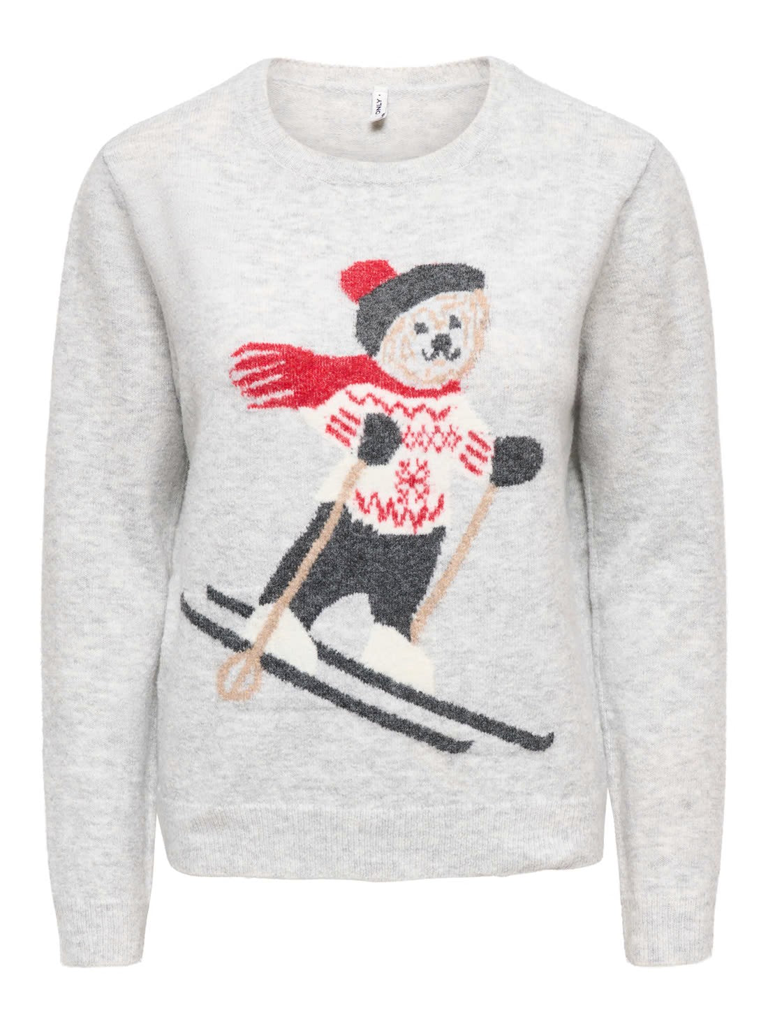 Knit Sweater with Winter Character