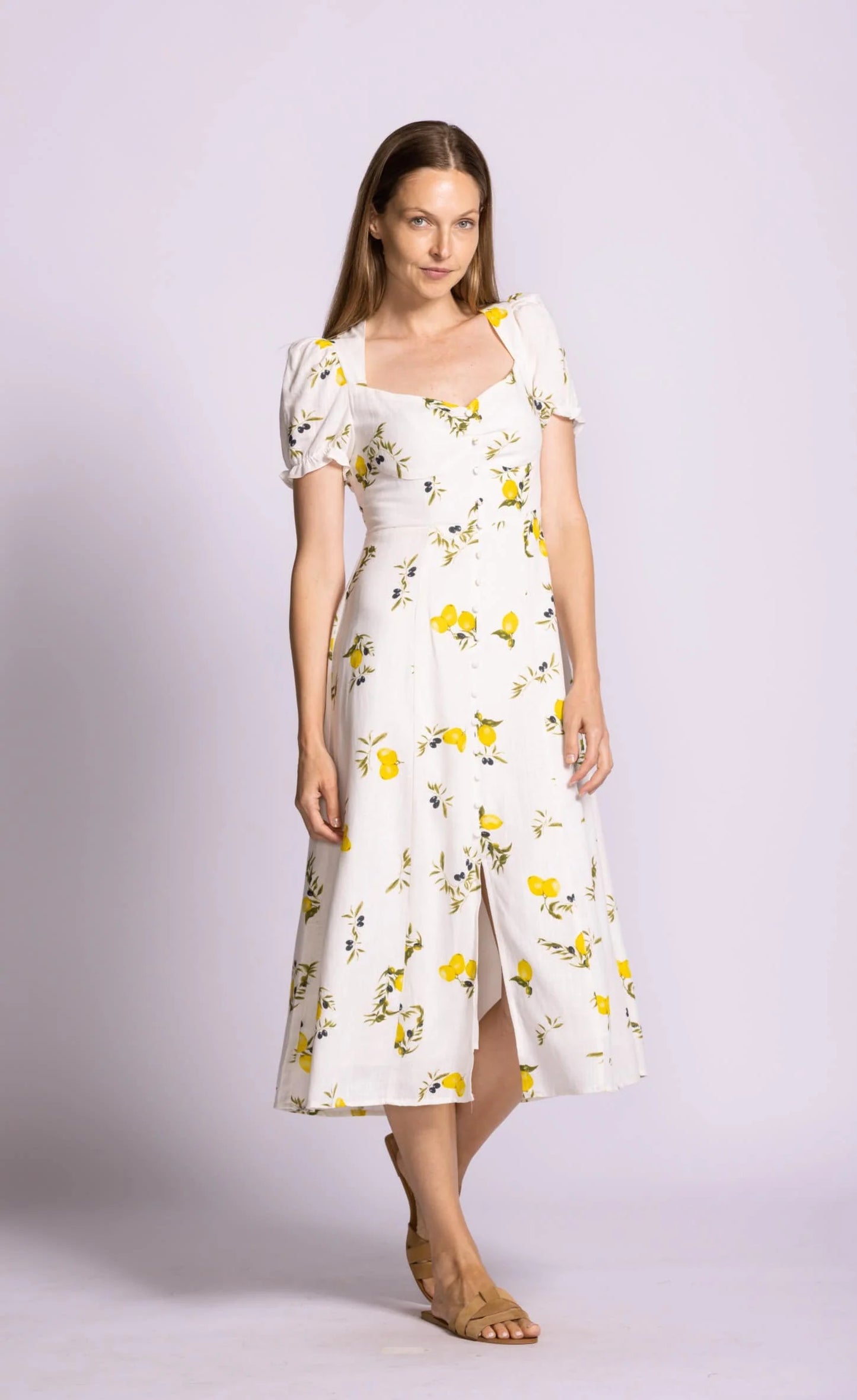 Lemon Print Dress