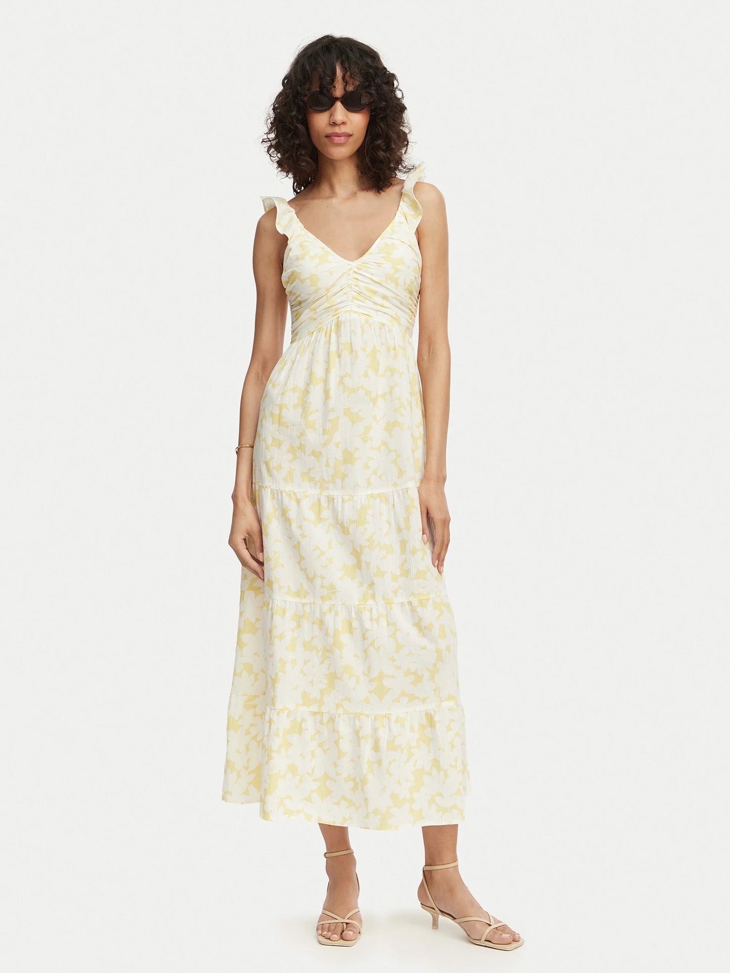 Organic Cotton Floral Maxi Dress