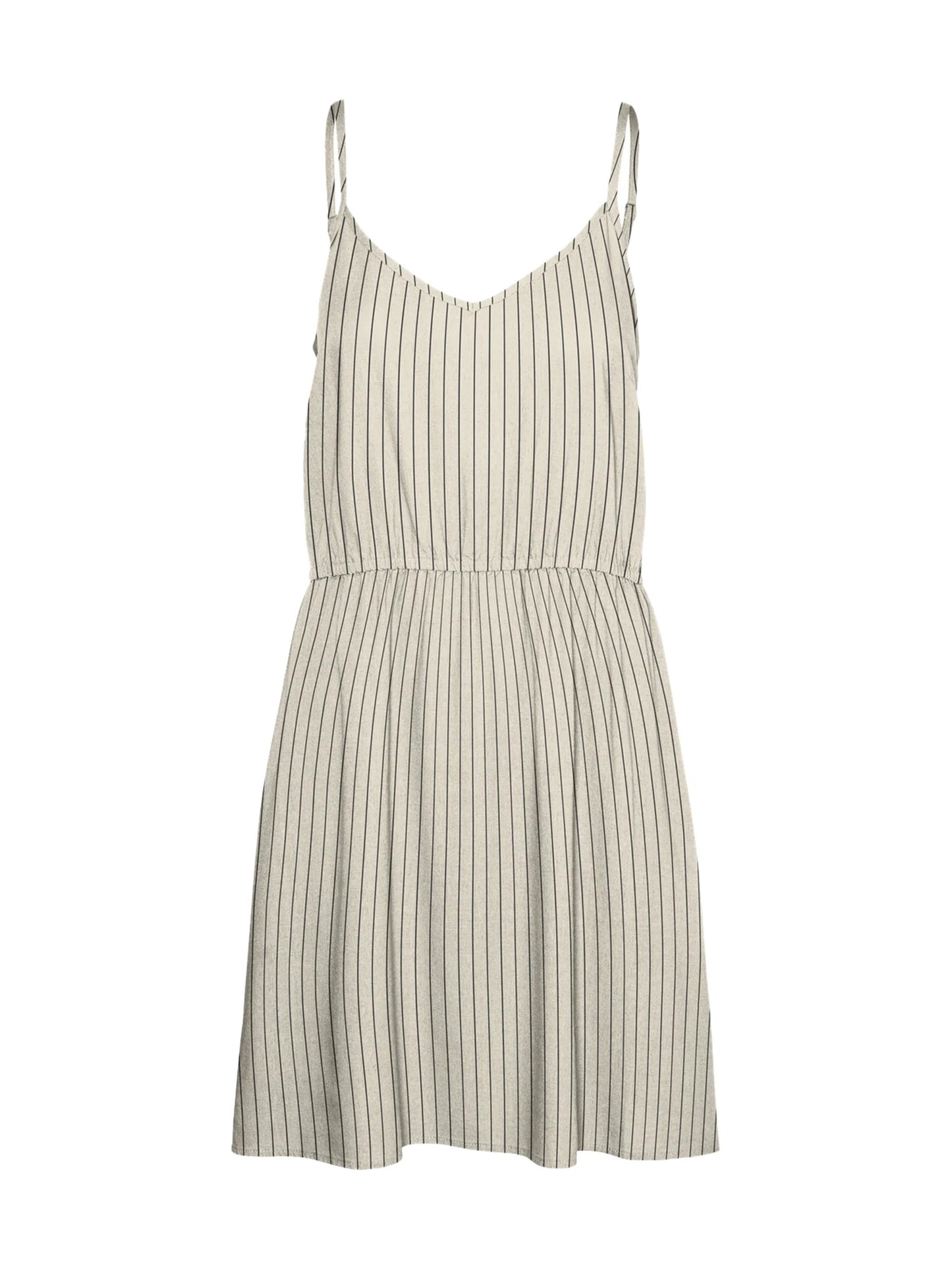 Linen Striped Mini Dress