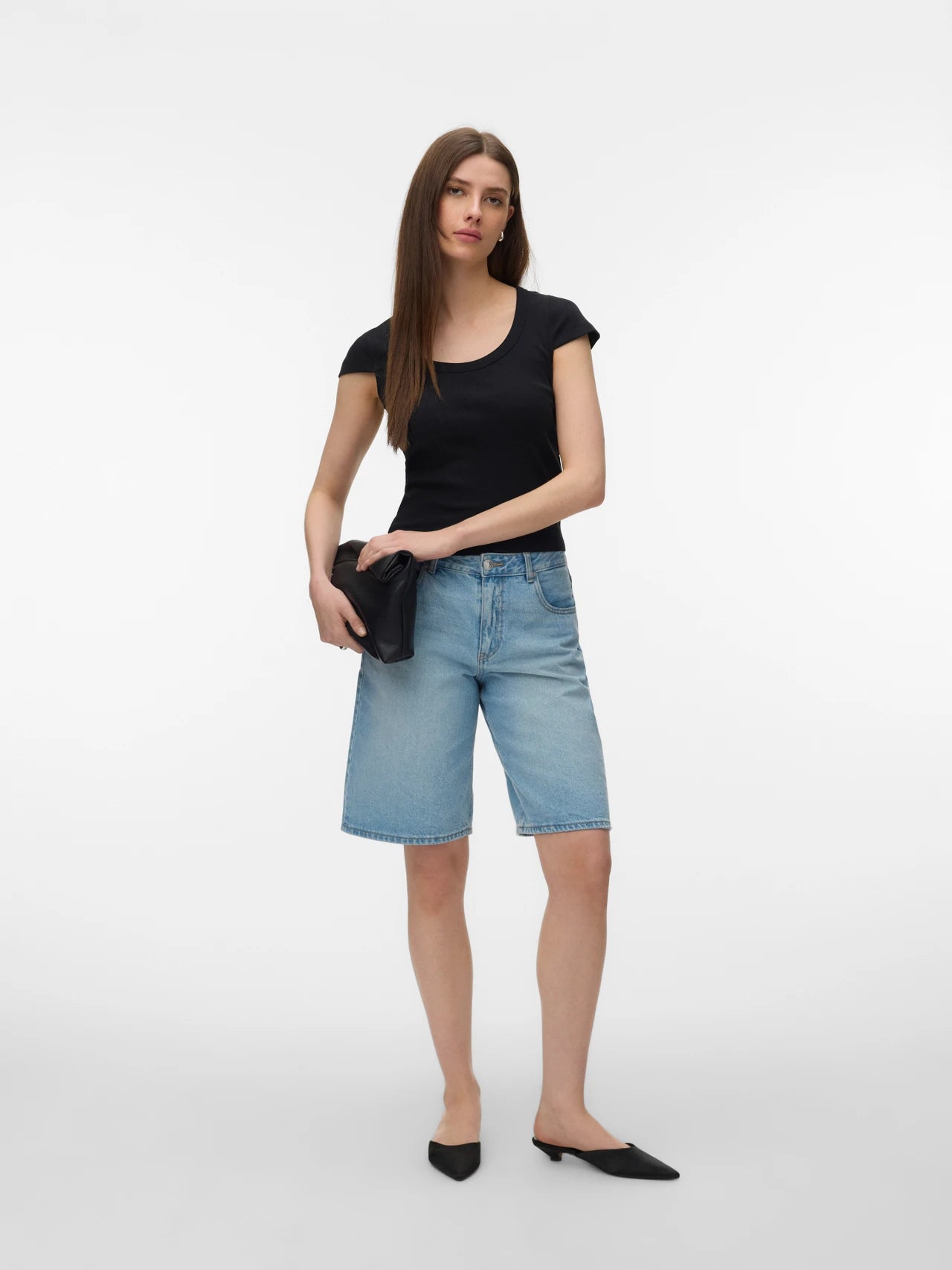 U-neck Organic Cotton Tee