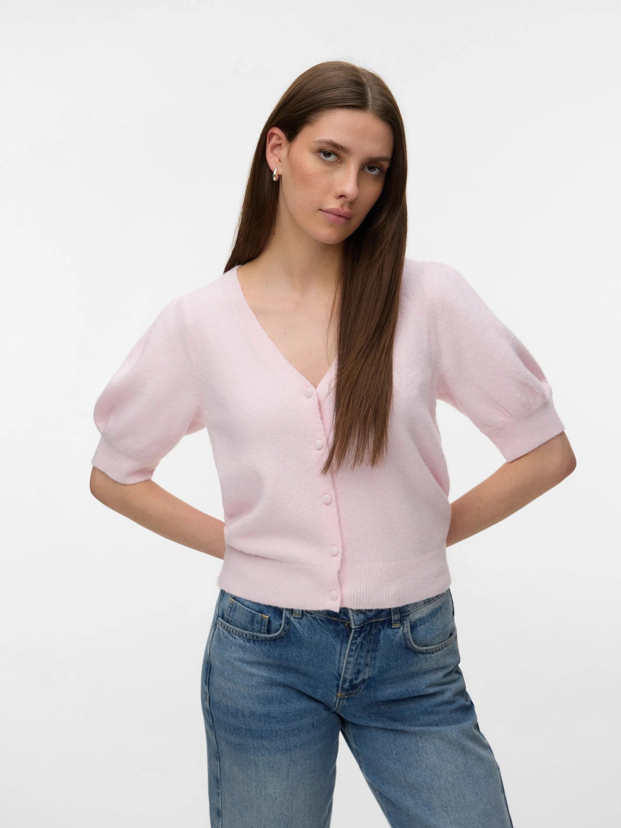 Puff Sleeve Cardigan