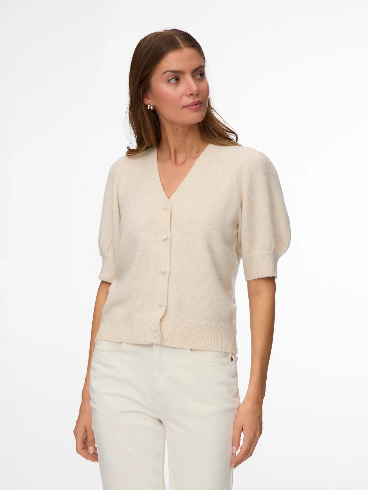 Puff Sleeve Cardigan