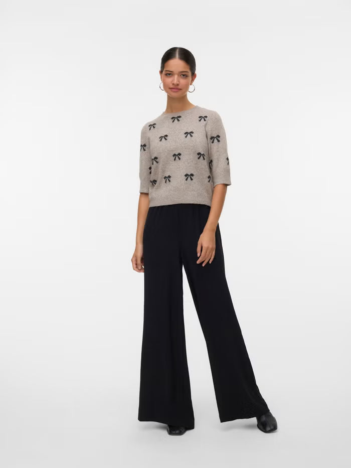 Knit Print Top