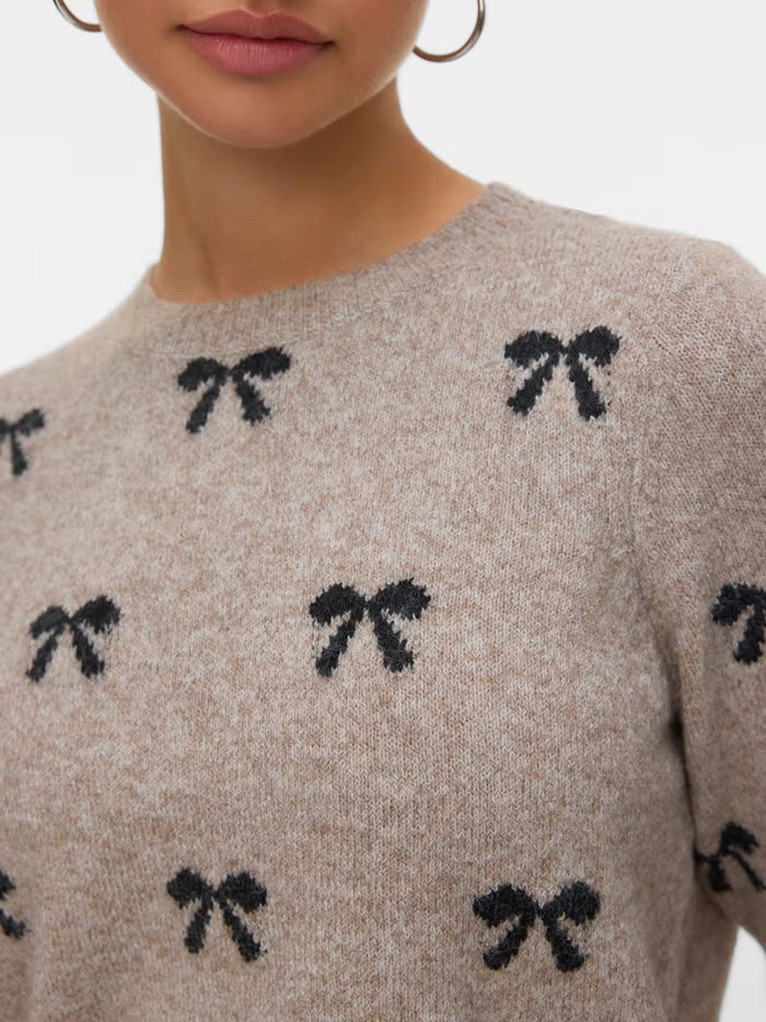 Knit Print Top