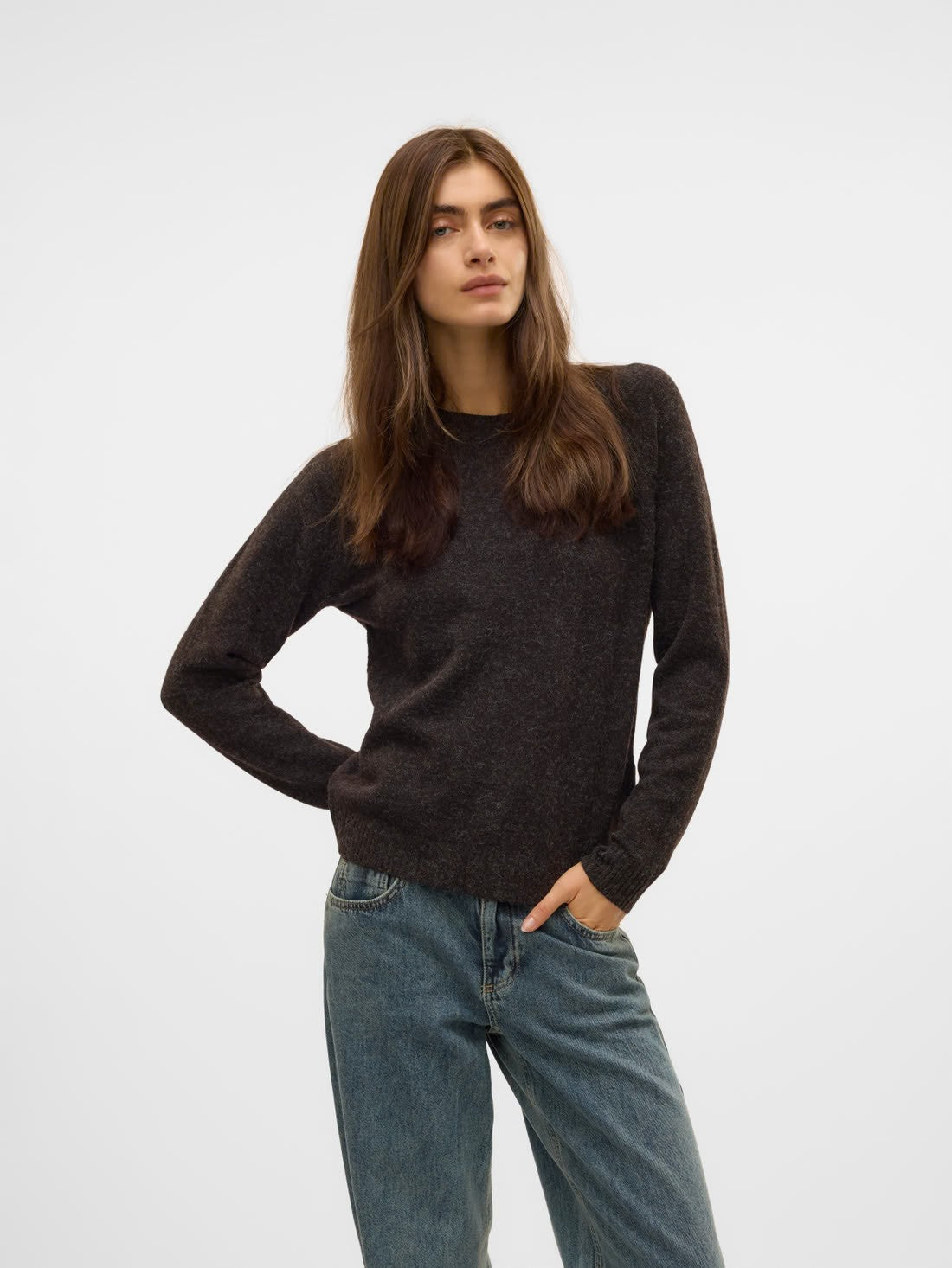 Doffy Regular Fit Round Neck Sweater