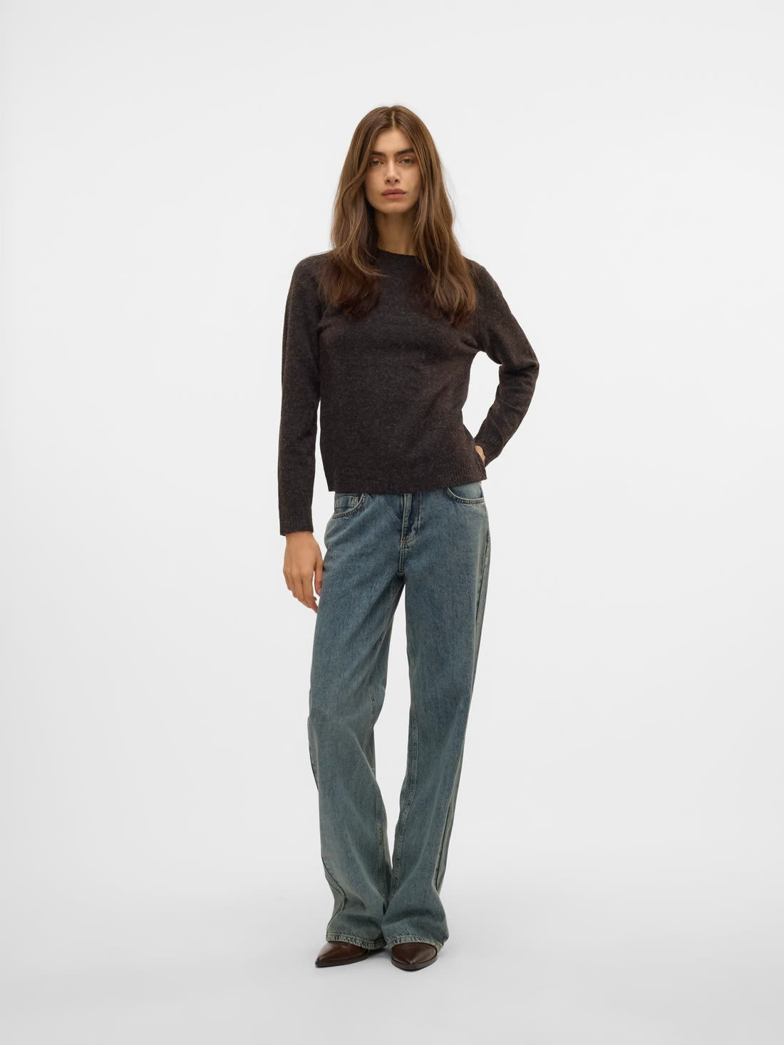 Doffy Regular Fit Round Neck Sweater