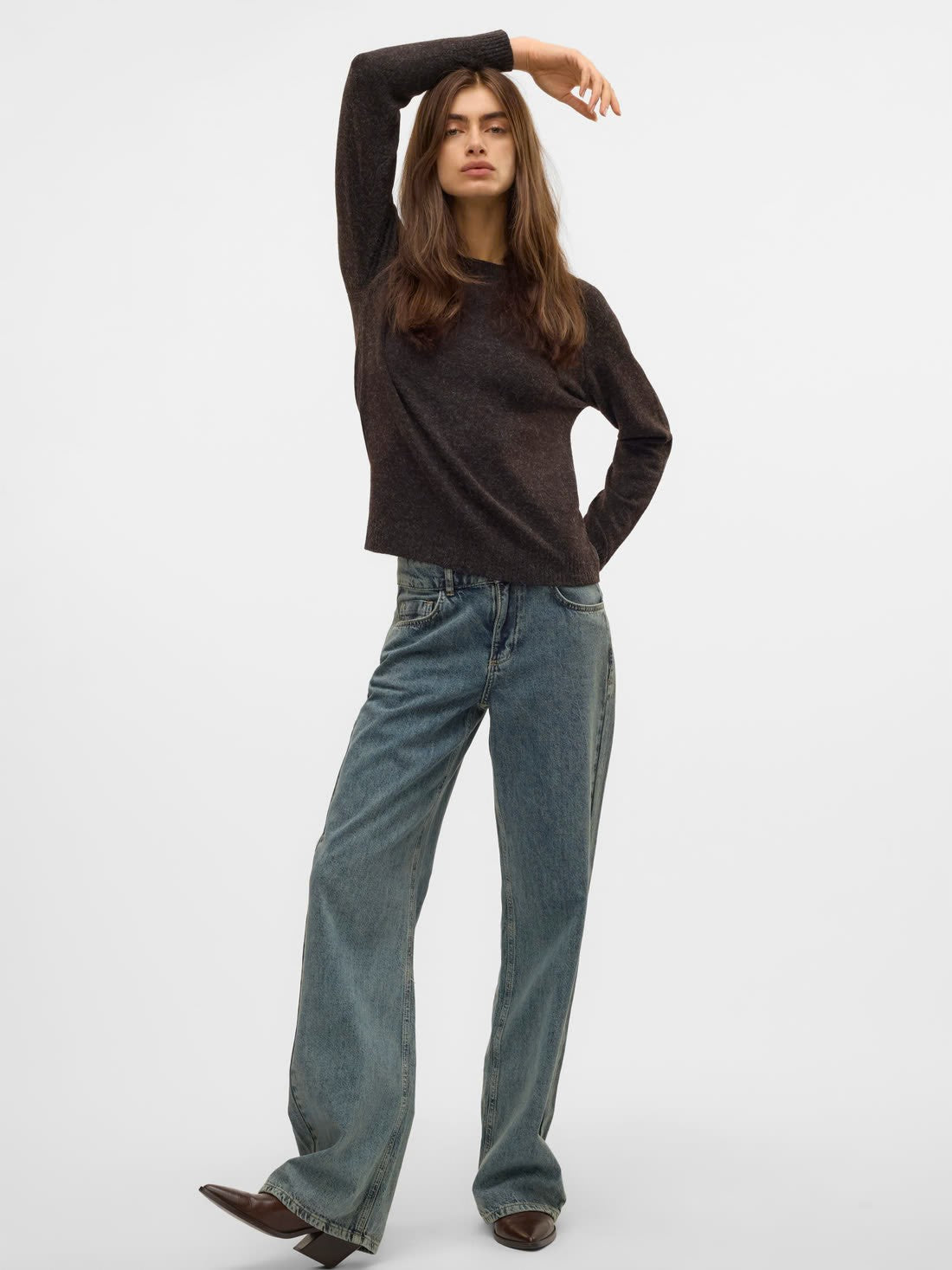 Doffy Regular Fit Round Neck Sweater