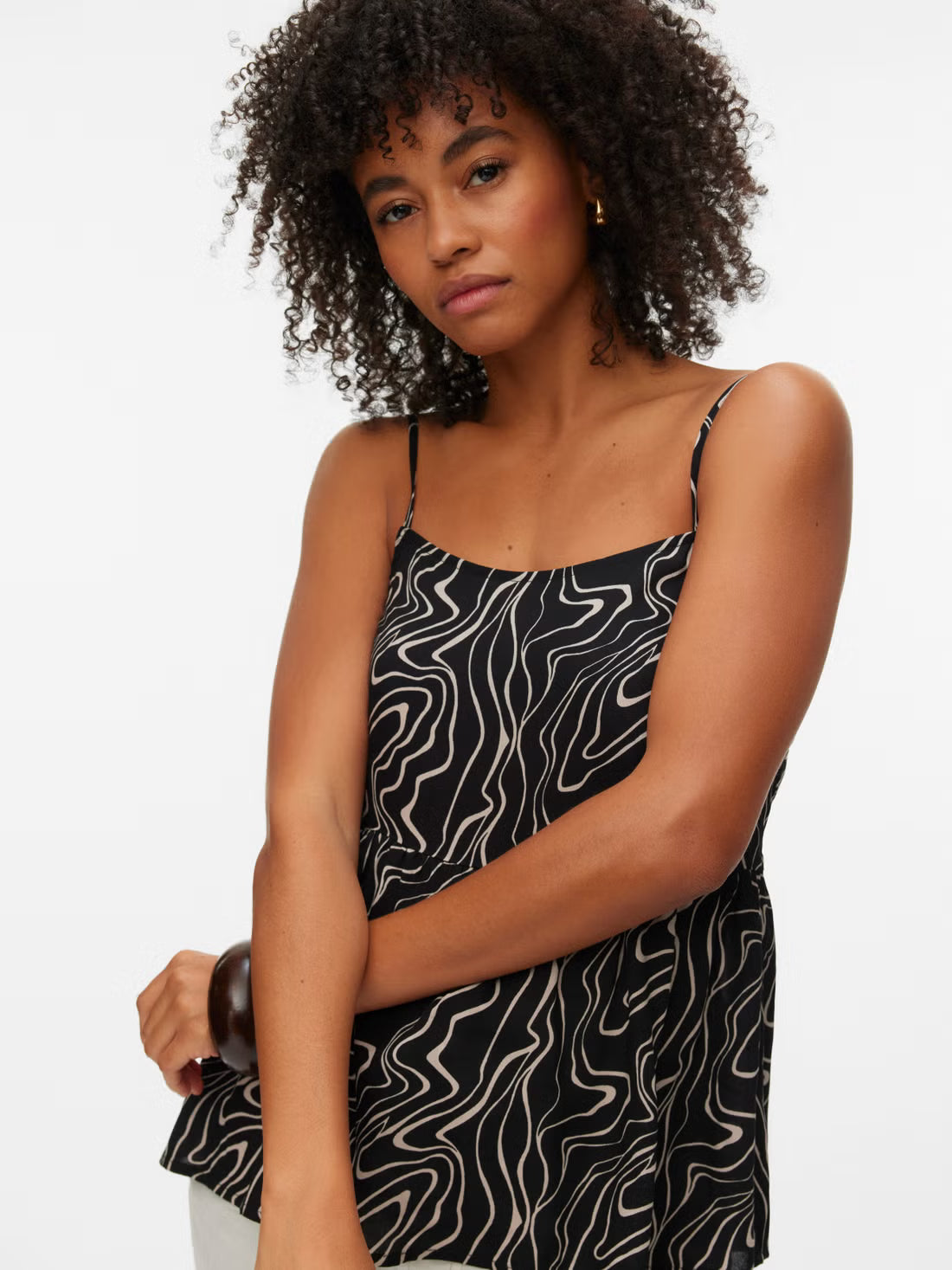 Pleated Detail Top