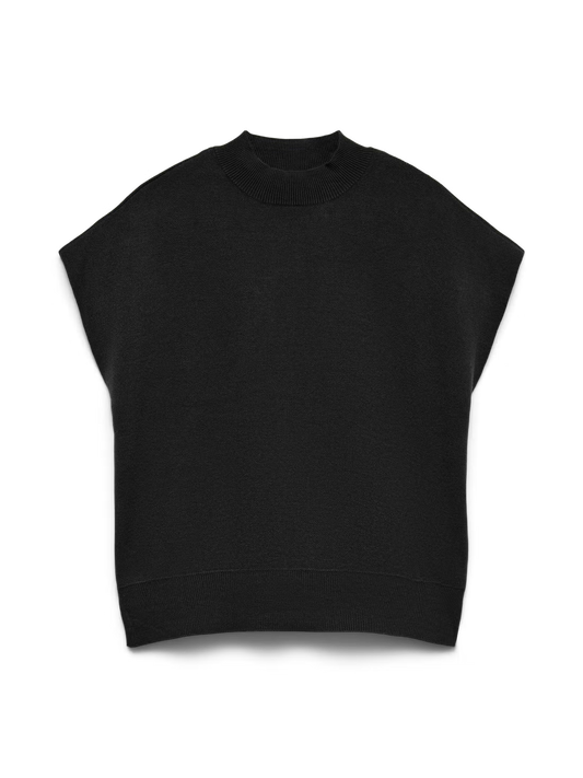 High Neck Knit Top