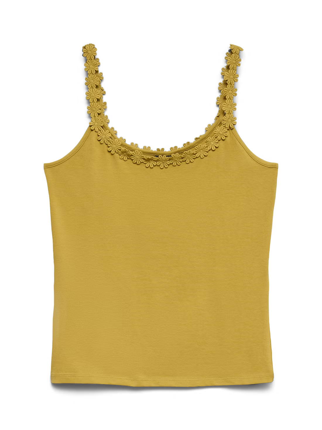 Organic Cotton Floral Trim Camisole
