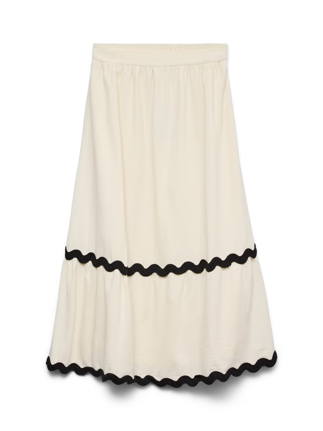 Organic Cotton Wavy Outline Skirt