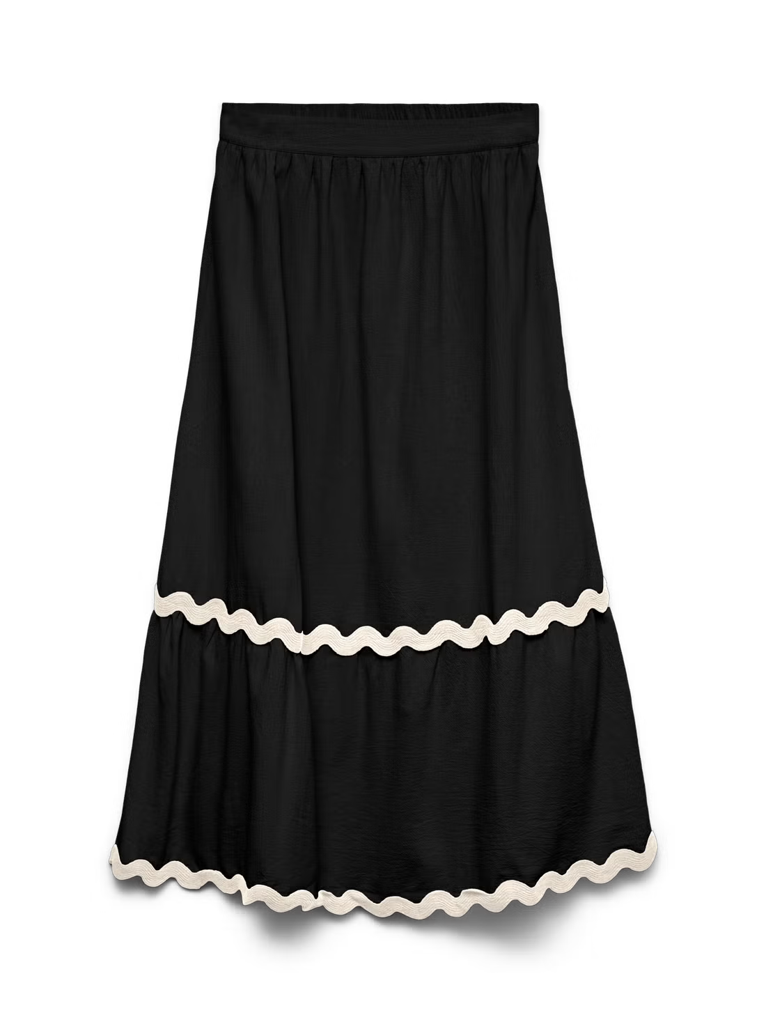 Organic Cotton Wavy Outline Skirt