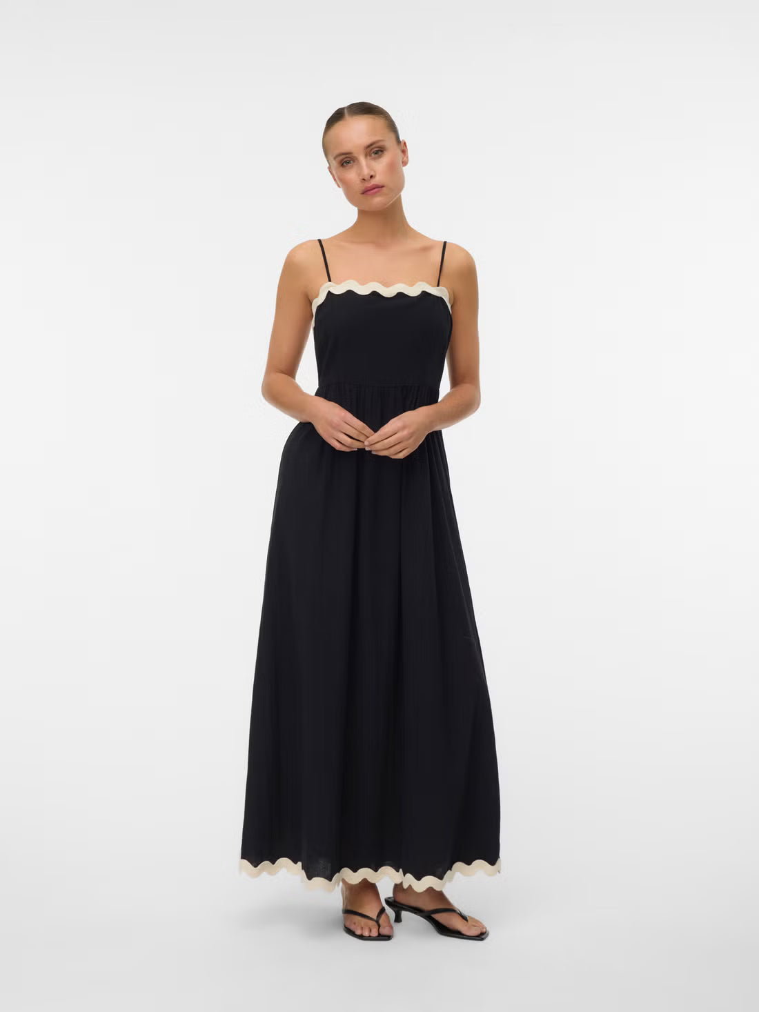 Organic Cotton Wavy Outline Dress