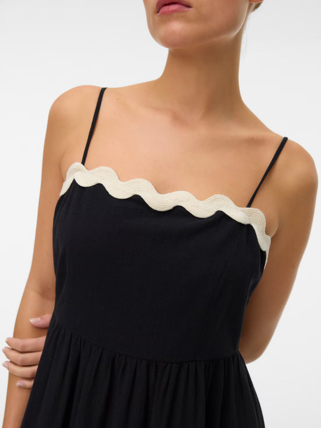 Organic Cotton Wavy Outline Dress