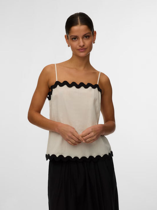 Organic Cotton Wavy Outline Top