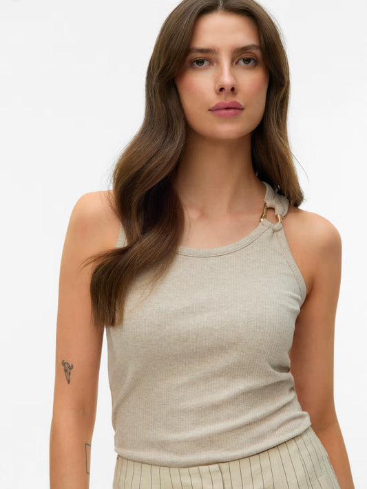 Metallic Detail Tank Top