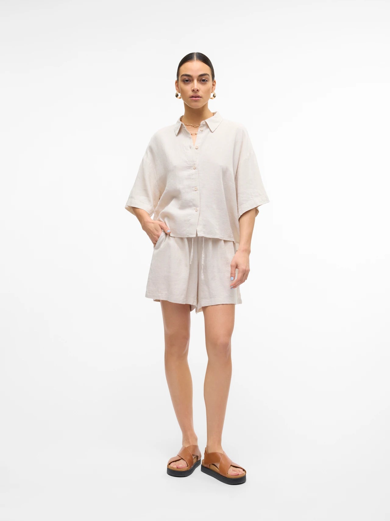 Linn Linen 2/4 Shirt