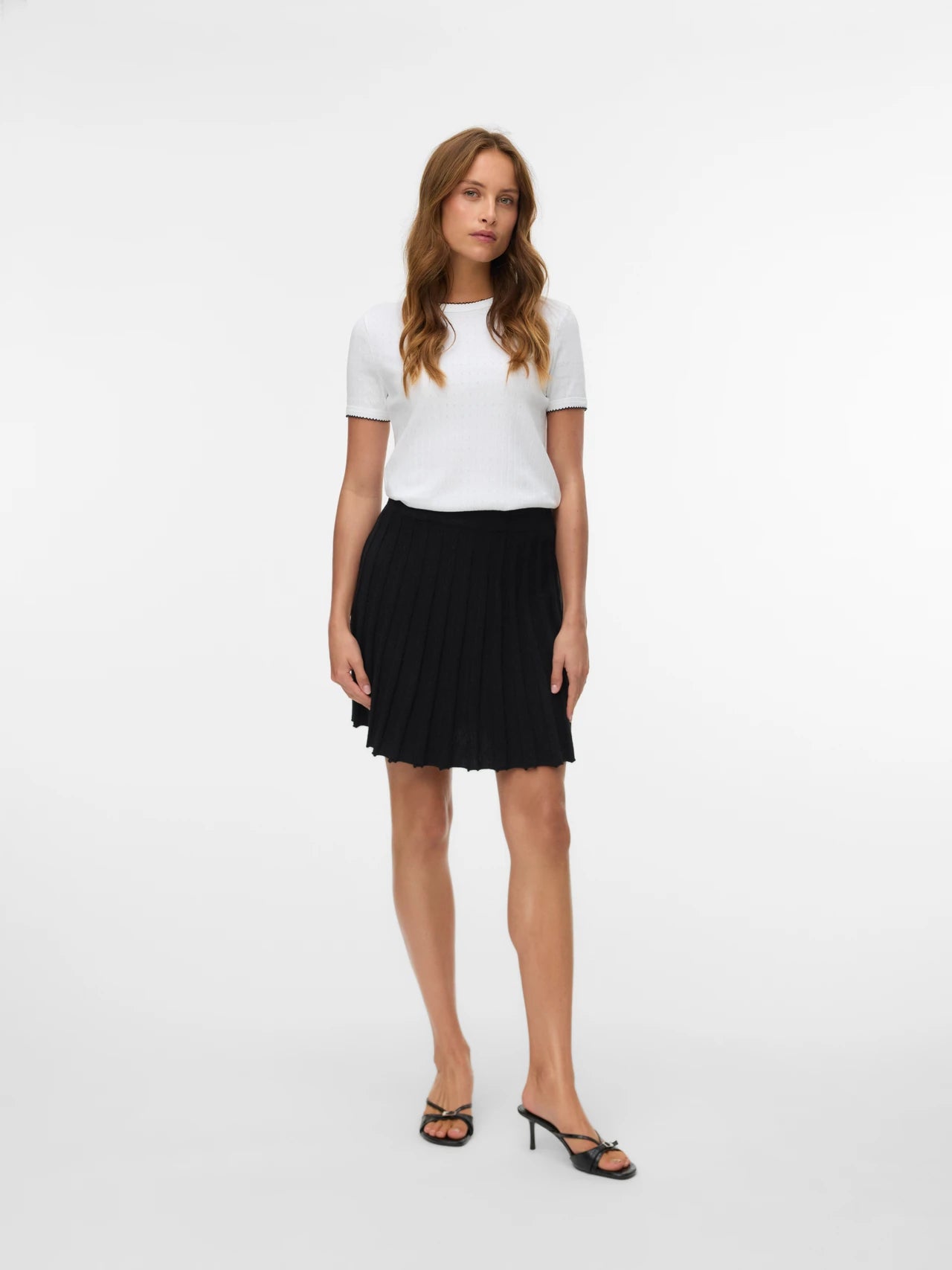Knit Pleated Skirt
