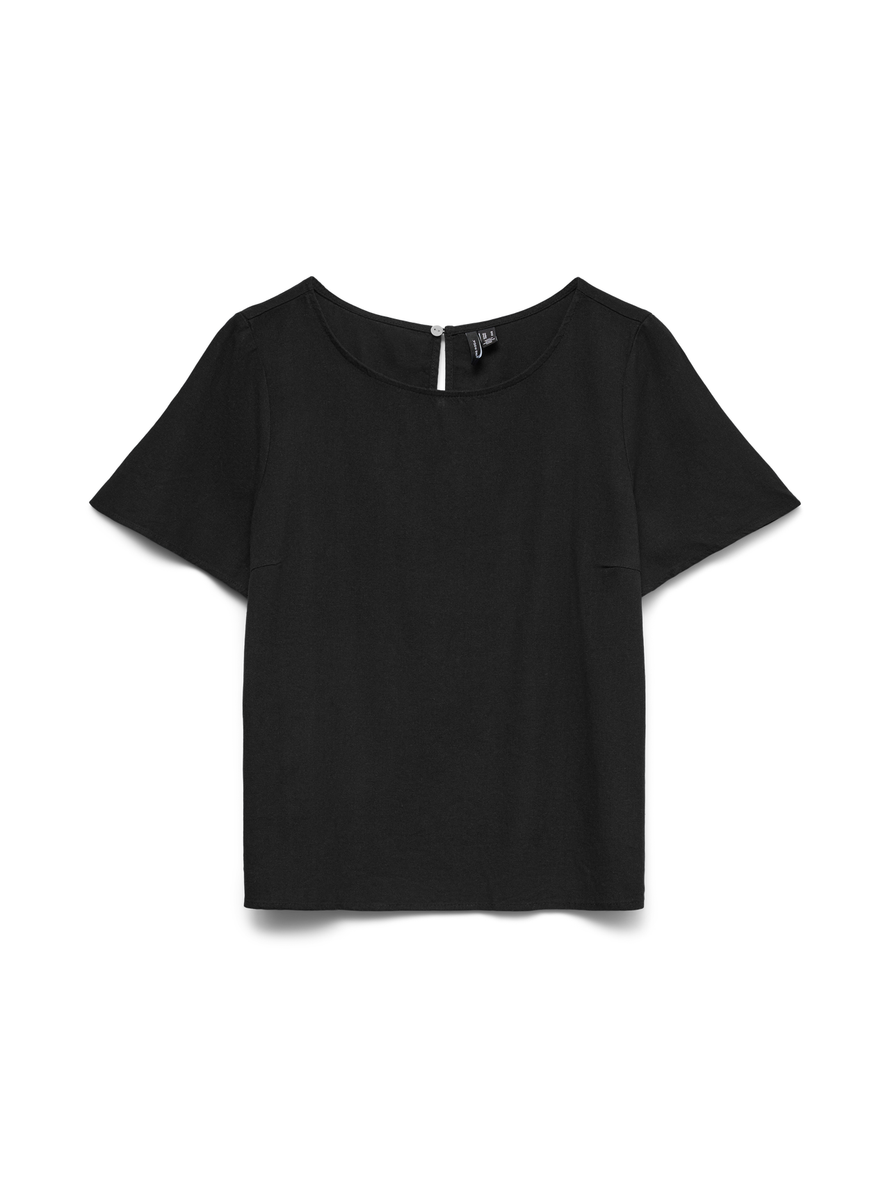 Linen O-neck Top
