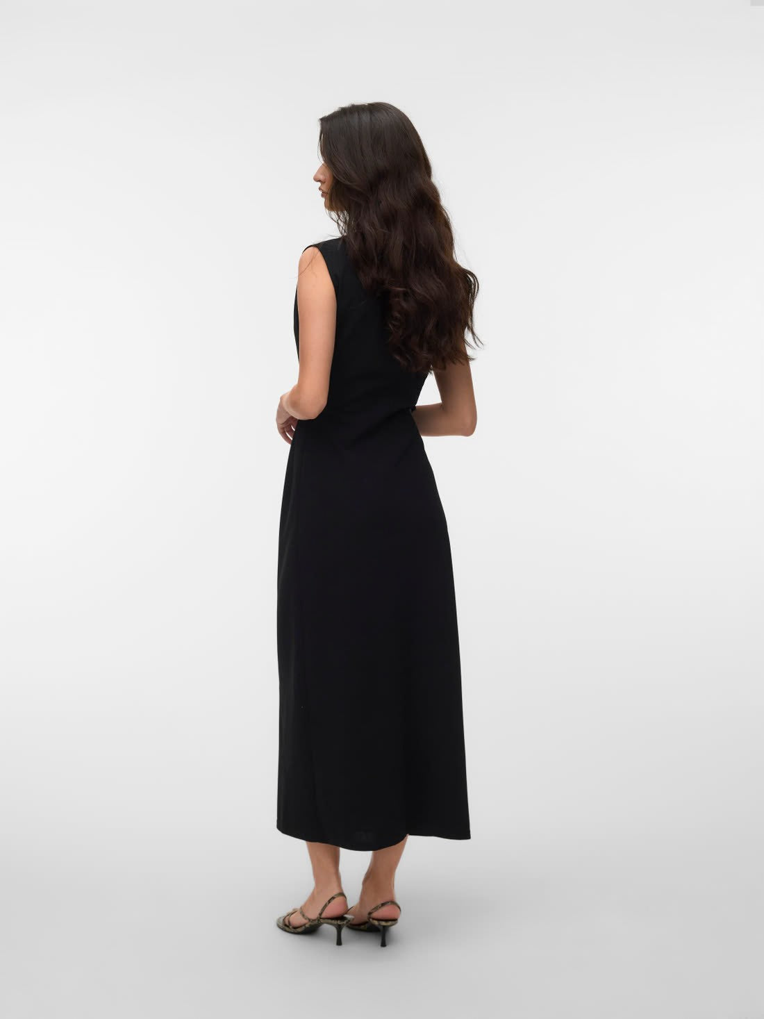 Nosanna Regular Fit Round Neck Long Dress