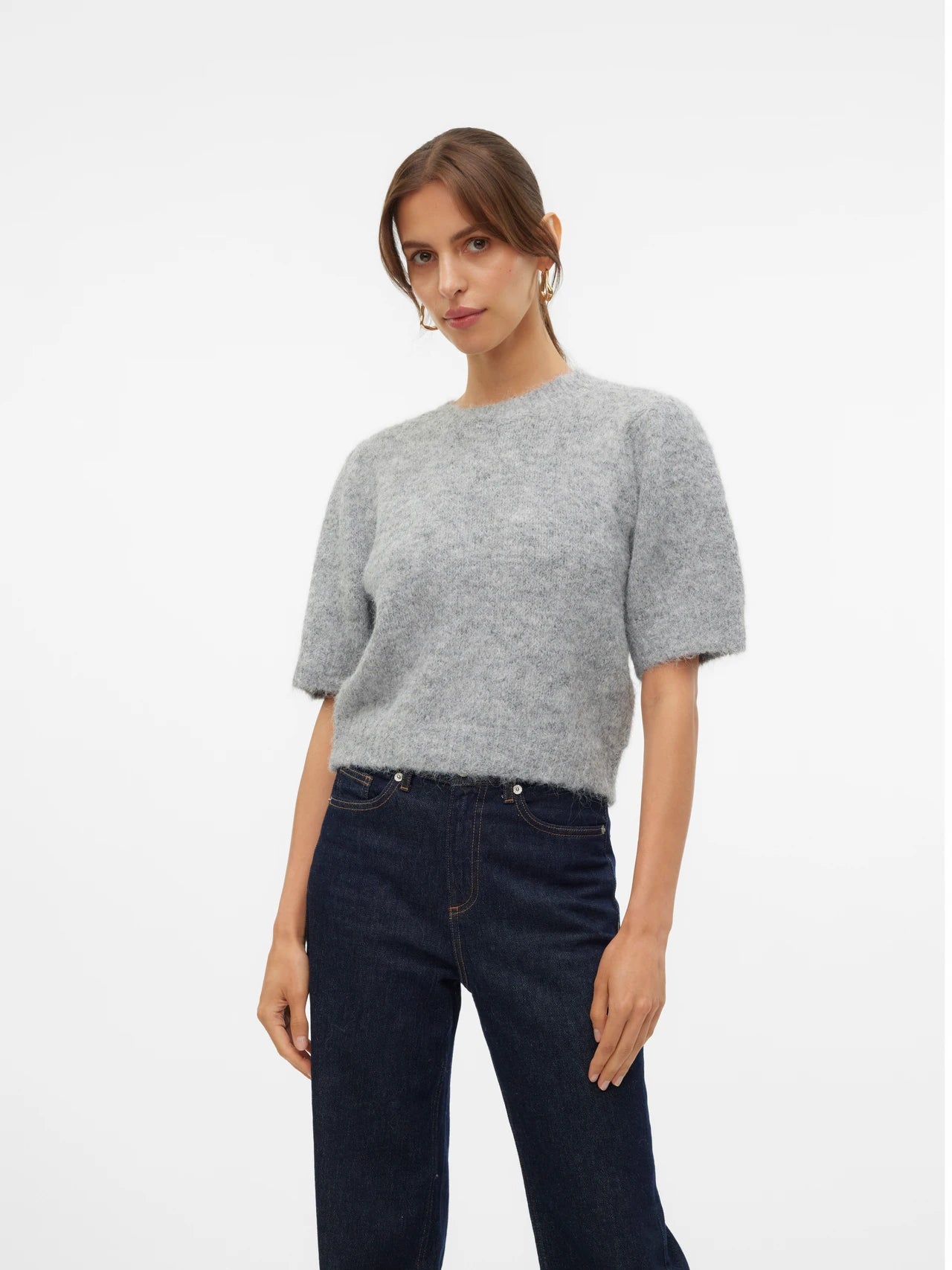 Puff Sleeved Knit Top