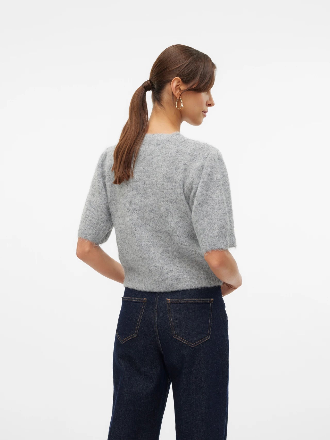 Puff Sleeved Knit Top