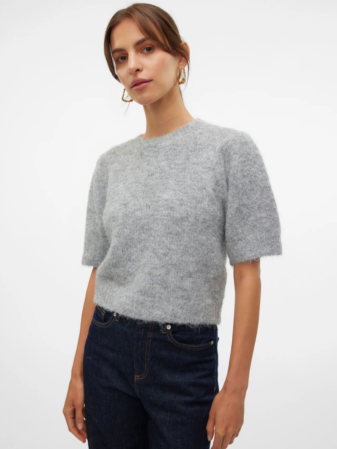 Puff Sleeved Knit Top