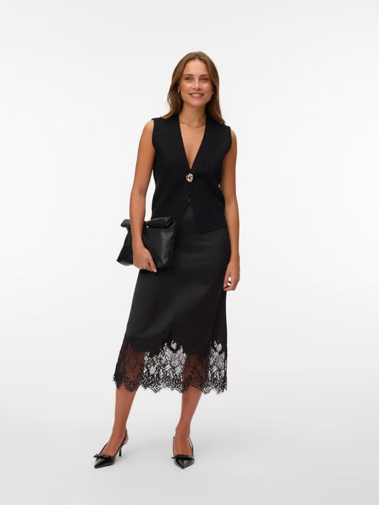 Lace Trim Skirt