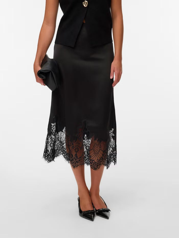 Lace Trim Skirt