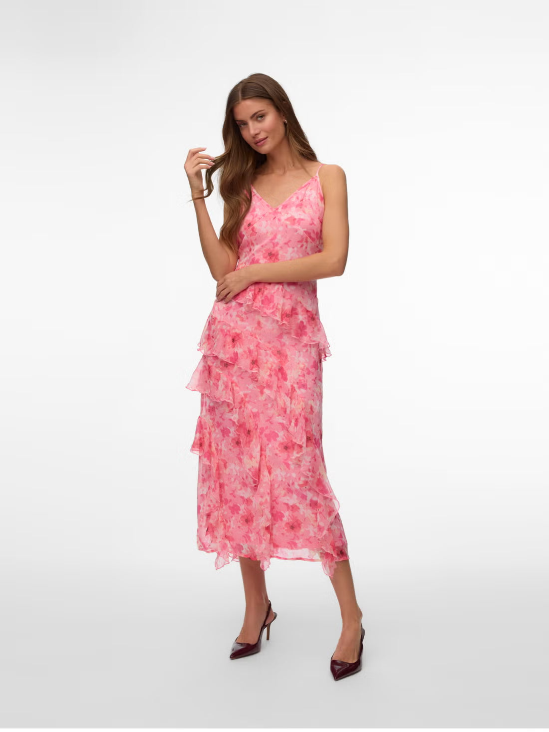 Frill Long Dress