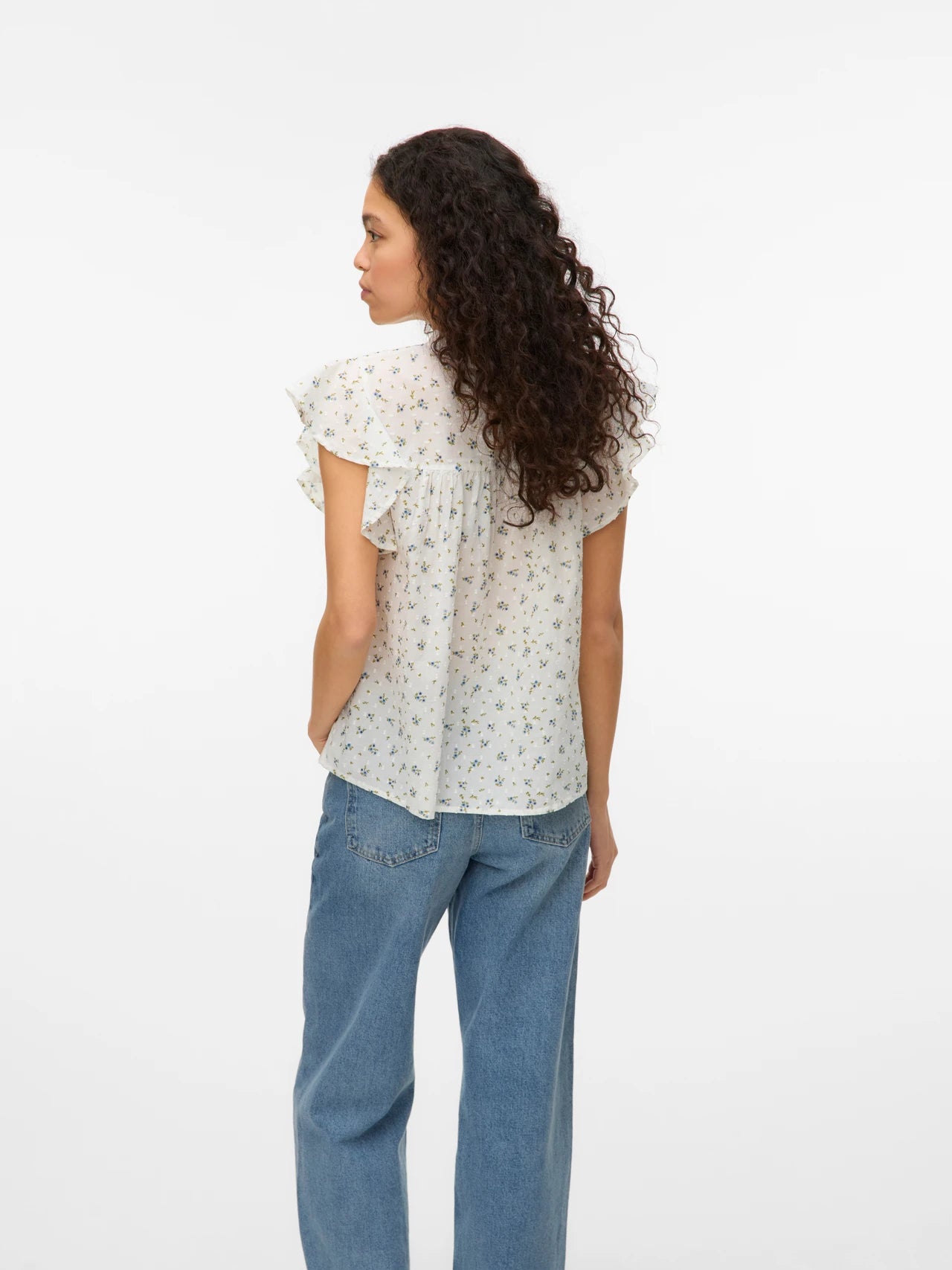 Organic Cotton Floral Top