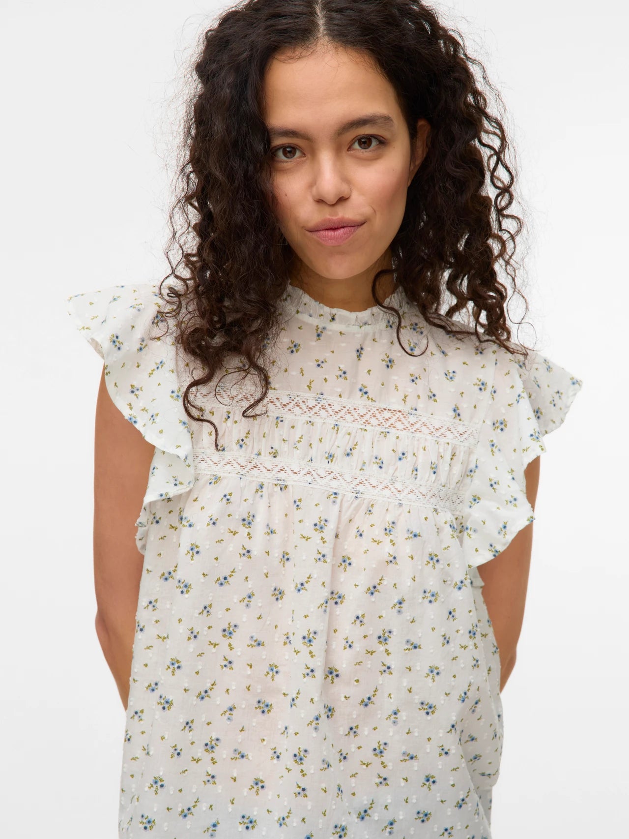 Organic Cotton Floral Top