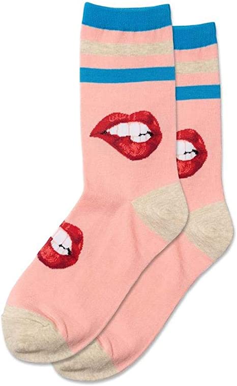 Biting Lips Socks