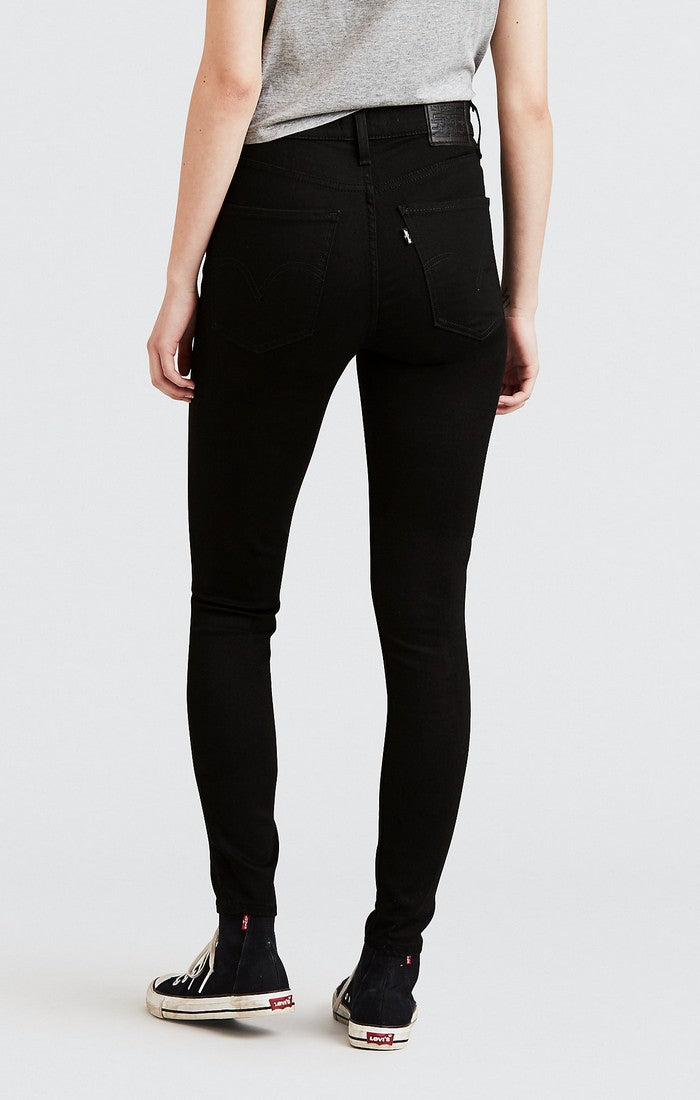 Levi's mile high hot sale skinny jeans black