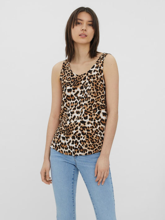 Simply Easy Tank Top - Leopard