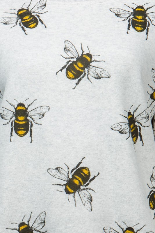 Honey shop bee sweater